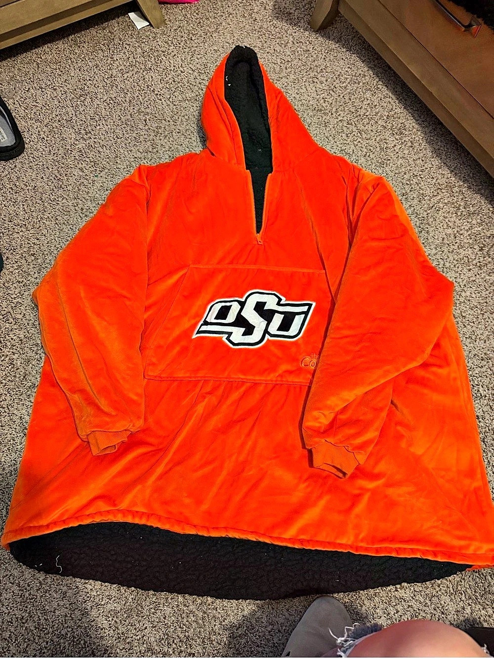 the Comfy OSU Comfy OSU Orange Hooded Pullover
